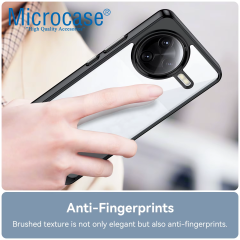 Microcase Xiaomi Redmi Poco F7 Ultra/K80 Pro Luna Serisi Köşe Korumalı Sert Rubber Kılıf - AL3422 Siyah