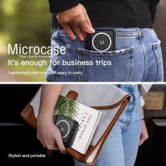 Microcase Iphone Watch ile uyumlu Manyetik Katlanabilir 30W 3in1 Kablosuz Şarj Standı-AL4075