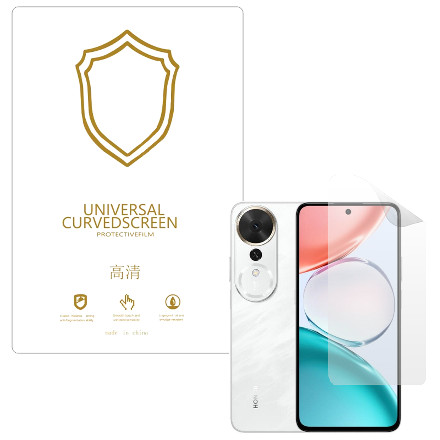 Microcase Honor Play 70 Plus ile Uyumlu Full Tpu Nano Arka Ekran Koruma Filmi - EKM102