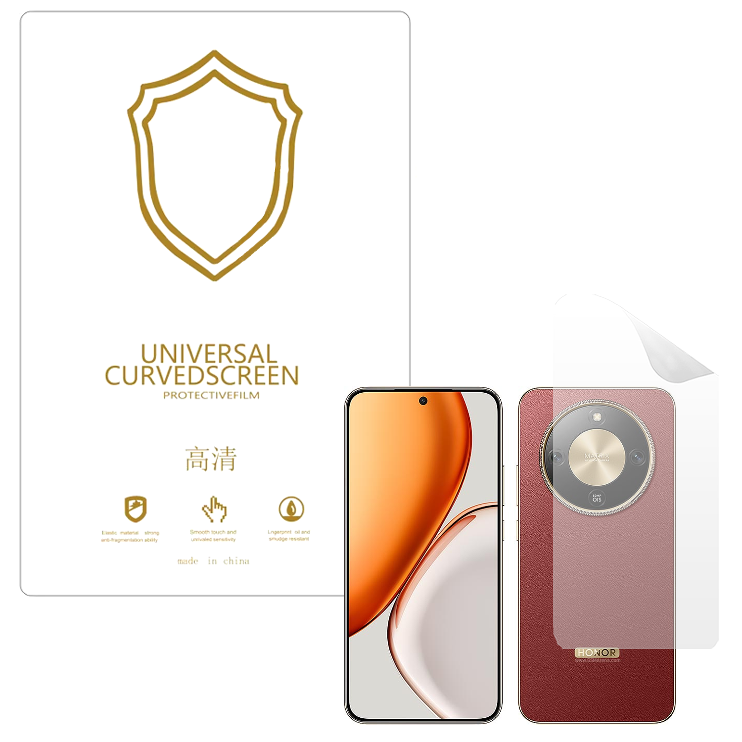 Microcase Honor X70 ile Uyumlu Full Tpu Nano Arka Ekran Koruma Filmi - EKM102
