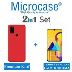 Microcase Alcatel 3x 2019 Premium Matte Silikon Kılıf Gold