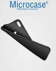 Xiaomi Redmi 7 Elektrocase Silikon Kılıf + Tam Kaplayan Cam
