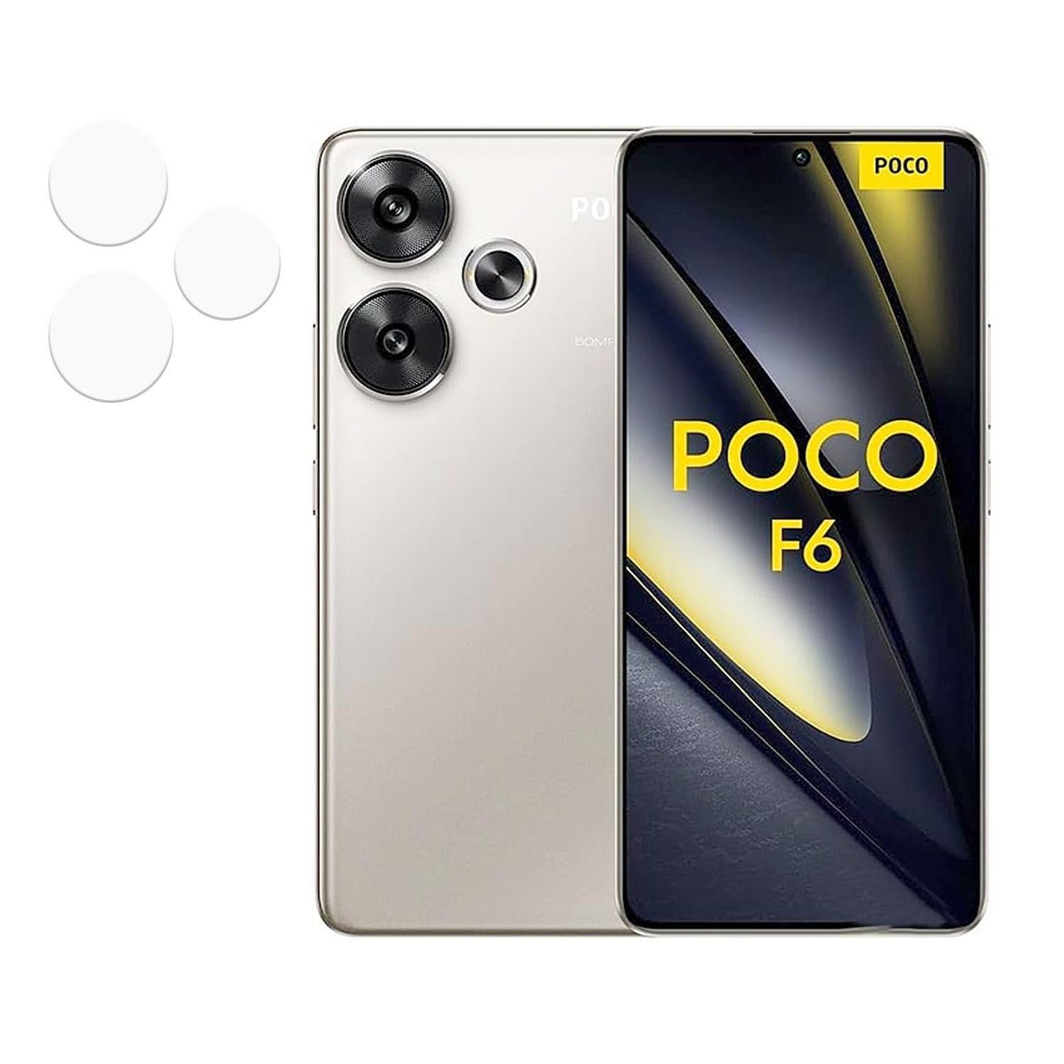 Microcase Xiaomi Redmi Poco F6 Pro / Xiaomi Redmi K70 PRO Kamera Camı Lens Koruyucu Nano Esnek Film-AL3400