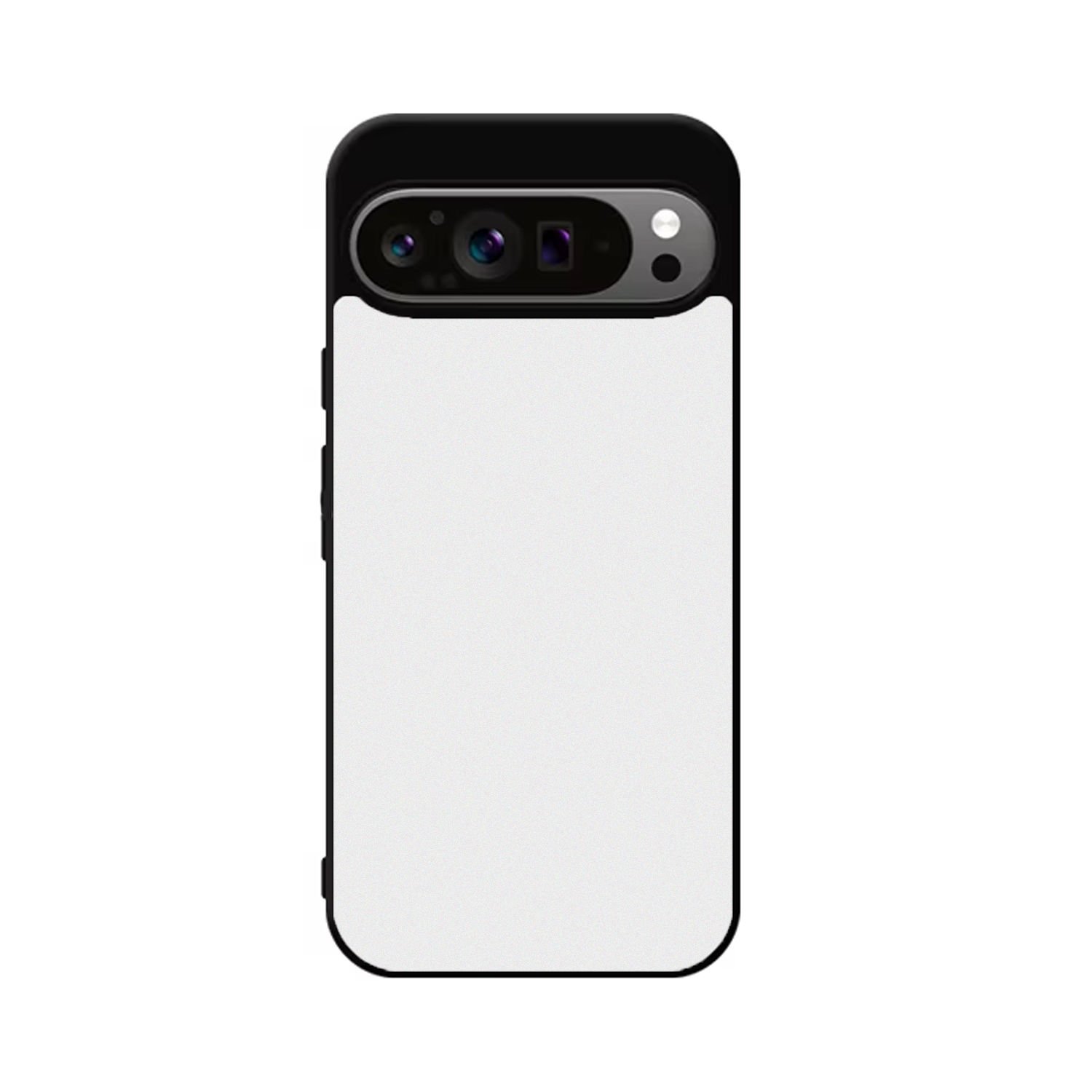 Microcase Google Pixel 9 Pro XL Luna Serisi Köşe Korumalı Sert Rubber Kılıf - AL3422 Siyah