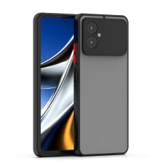 Microcase Xiaomi Poco M4 5G London Serisi Darbeye Dayanıklı Kılıf Mavi