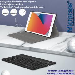 Microcase Samsung Galaxy S8 Ultra X900 14.6 inch Tablet Bluetooth Klavyeli Standlı Kılıf - BKK1
