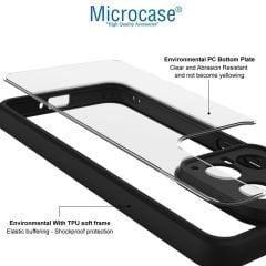 Microcase Xiaomi Redmi Note 14 Pro 5G Luna Serisi Köşe Korumalı Sert Rubber Kılıf - AL3422 Siyah