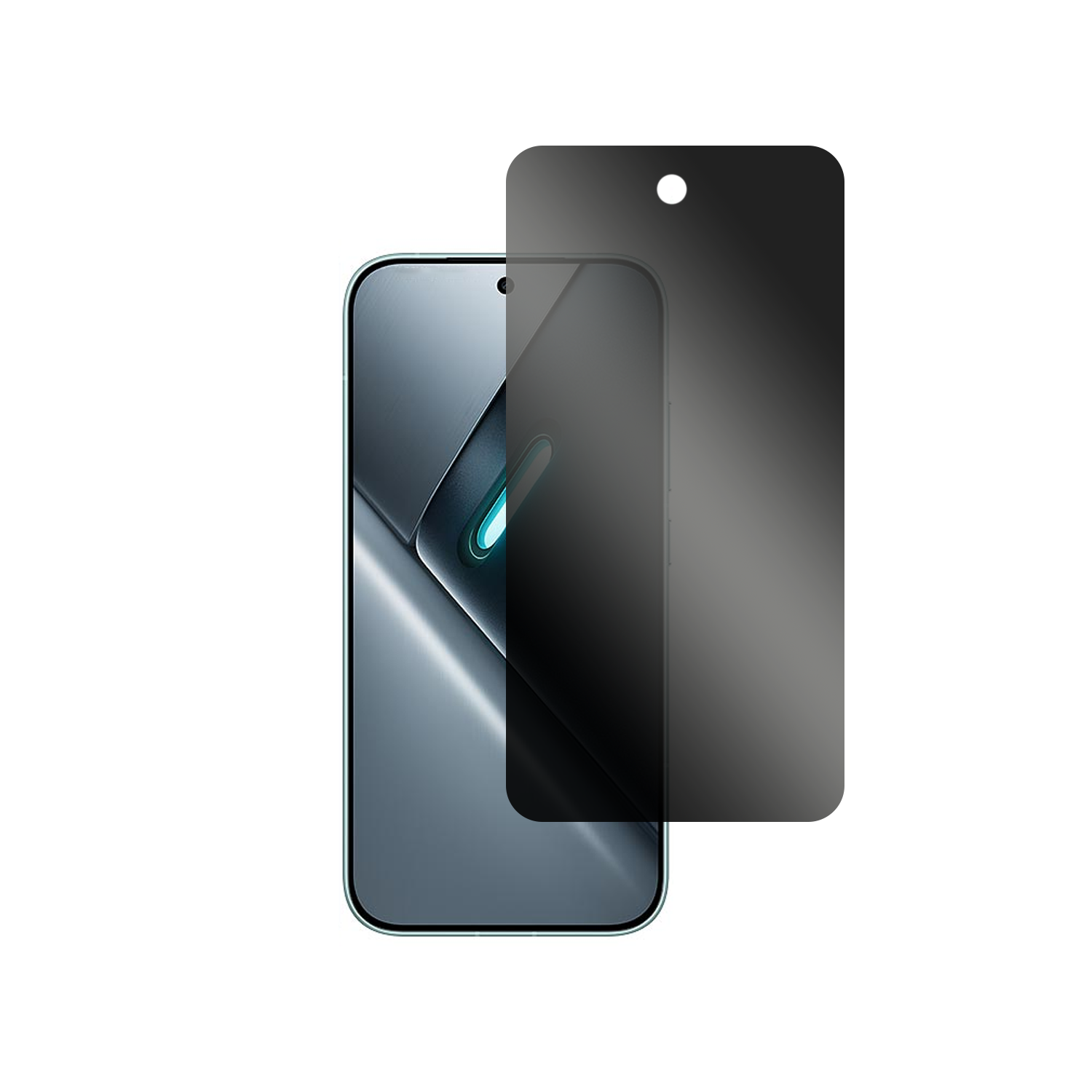 Microcase XM Poco X8 Pro 5G / Redmi Turbo 5 5G Privacy Gizlilik Filtreli Tam Kaplayan Tempered Cam-AL3125
