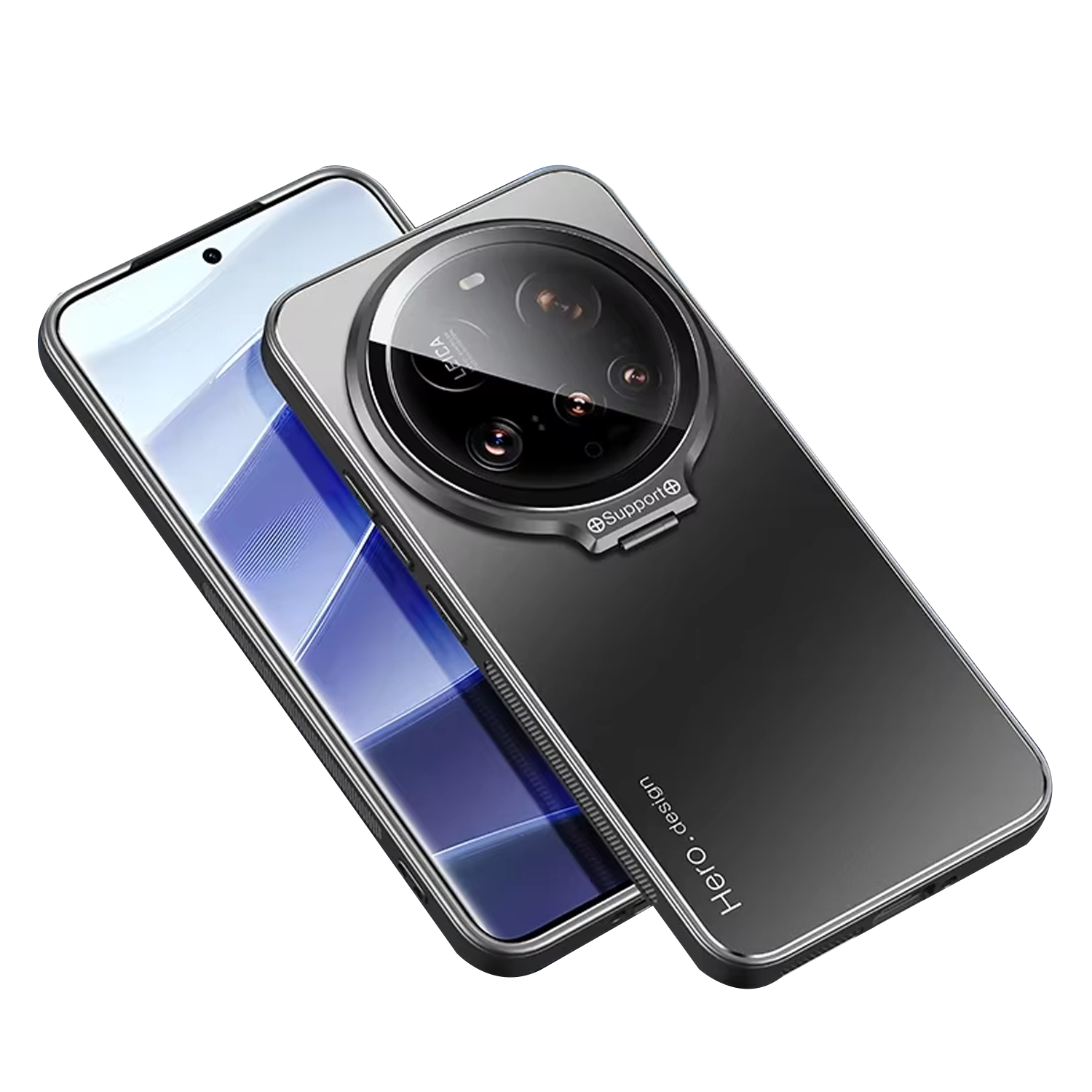 Microcase Xiaomi Mi 15 Ultra ROME Serisi Kamera Koruma ve Standlı Kılıf AL4968