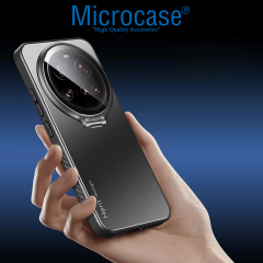Microcase Xiaomi Mi 15 Ultra ROME Serisi Kamera Koruma ve Standlı Kılıf AL4968