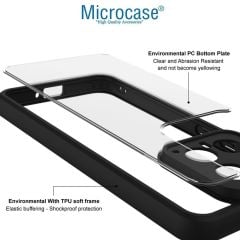 Microcase Xiaomi Redmi Note 14 Pro Plus 5G Luna Serisi Köşe Korumalı Sert Rubber Kılıf - AL3422 Siyah