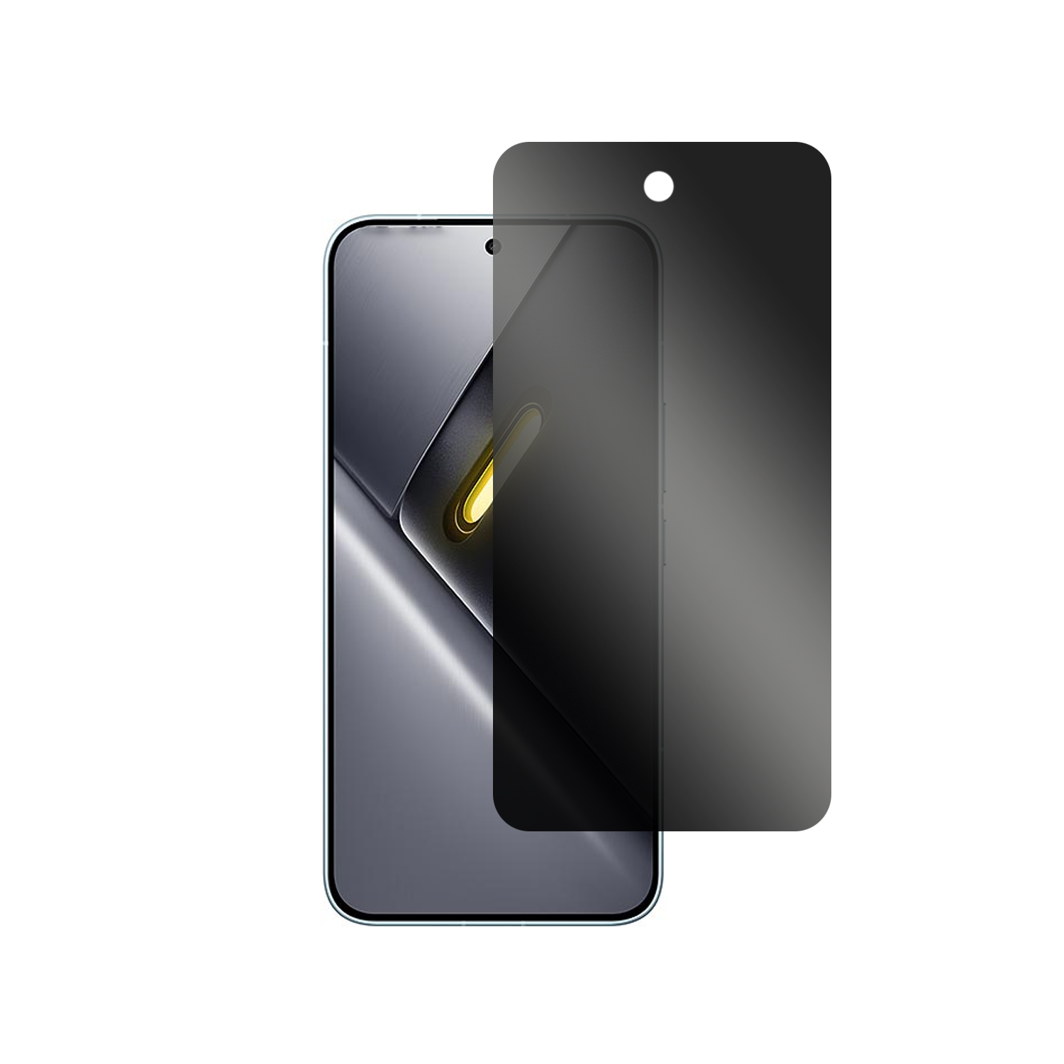 Microcase XM Poco X8 Pro Max 5G / Redmi Turbo 5 Max 5G Privacy Gizlilik Filtreli Tam Kaplayan Tempered Cam-AL3125
