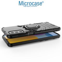 Microcase Samsung Galaxy M52 Batman Serisi Yüzüklü Armor Kılıf