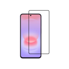 Microcase Samsung Galaxy A37 5G ile uyumlu Tam Kaplayan Çerçeveli Tempered Ekran Koruyucu -AL3276