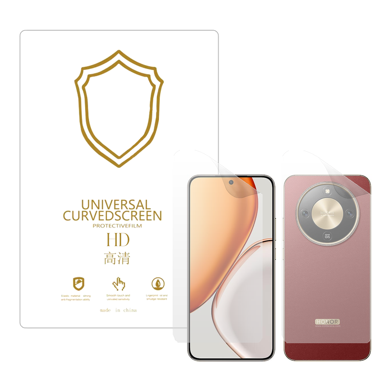 Microcase Honor X70 ile Uyumlu Full Tpu Ön Arka Nano Koruma- EKM103