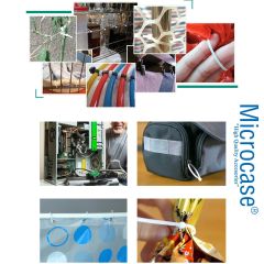 Microcase Plastik Kablo Bağı Cırt Kelepçe 3.6 X 100MM  Şeffaf 25 Adet-AL4483