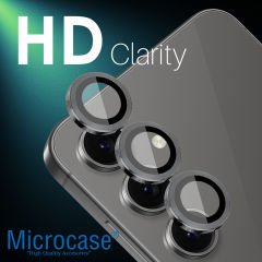 Microcase Samsung Galaxy S24 FE Kamera Camı Lens Koruyucu Halka Set - AL8114