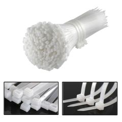 Microcase Plastik Kablo Bağı Cırt Kelepçe 3.6 X 250MM  Şeffaf 25 Adet-AL4484