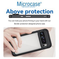 Microcase Google Pixel 9 Pro XL Shield Serisi Darbeye Dayanıklı Yarı Esnek Plastik Tpu Kılıf - AL8100