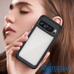 Microcase Google Pixel 9 Pro XL Shield Serisi Darbeye Dayanıklı Yarı Esnek Plastik Tpu Kılıf - AL8100