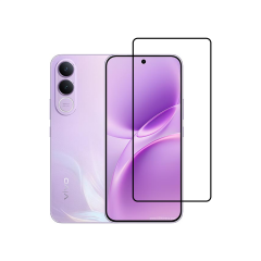 Microcase Vivo V70 FE 5G ile uyumlu Tam Kaplayan Çerçeveli Tempered Ekran Koruyucu -AL3276