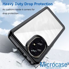 Microcase Honor 200 Shield Serisi Darbeye Dayanıklı Yarı Esnek Plastik Tpu Kılıf - AL8100