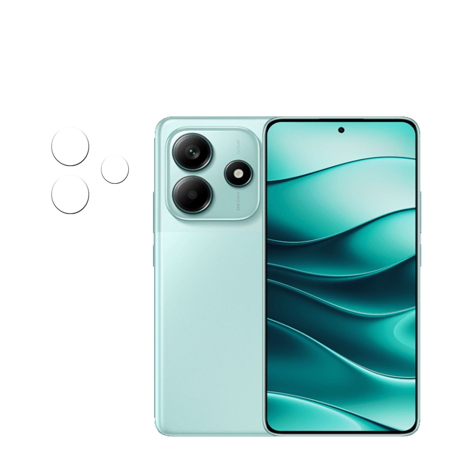 Microcase Xiaomi Redmi Note 14 Kamera Camı Lens Koruyucu Nano Esnek Film-AL3400