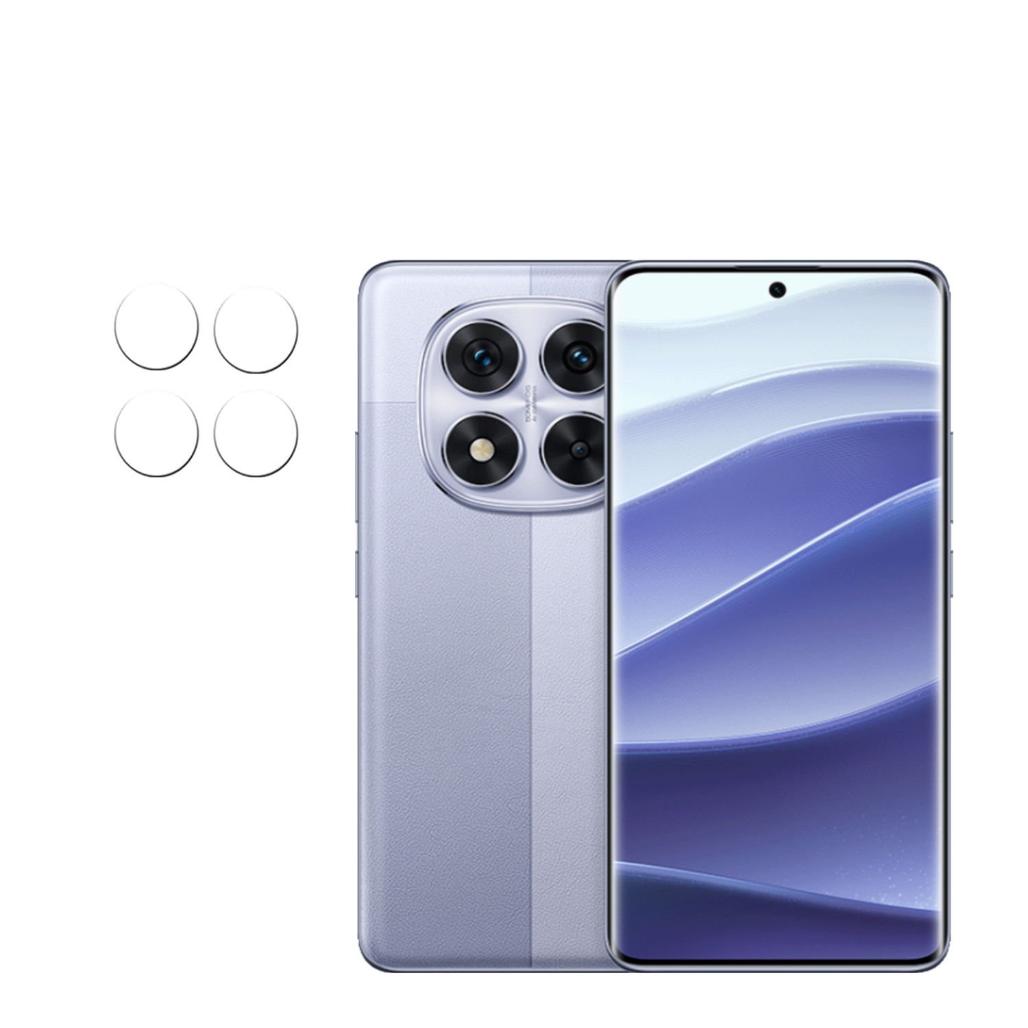 Microcase Xiaomi Redmi Note 14 Pro  Kamera Camı Lens Koruyucu Nano Esnek Film-AL3400