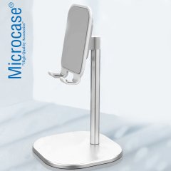 Microcase Masaüstü Standlı Telefon ve Tablet Tutucu - Gümüş Renk - AL2536