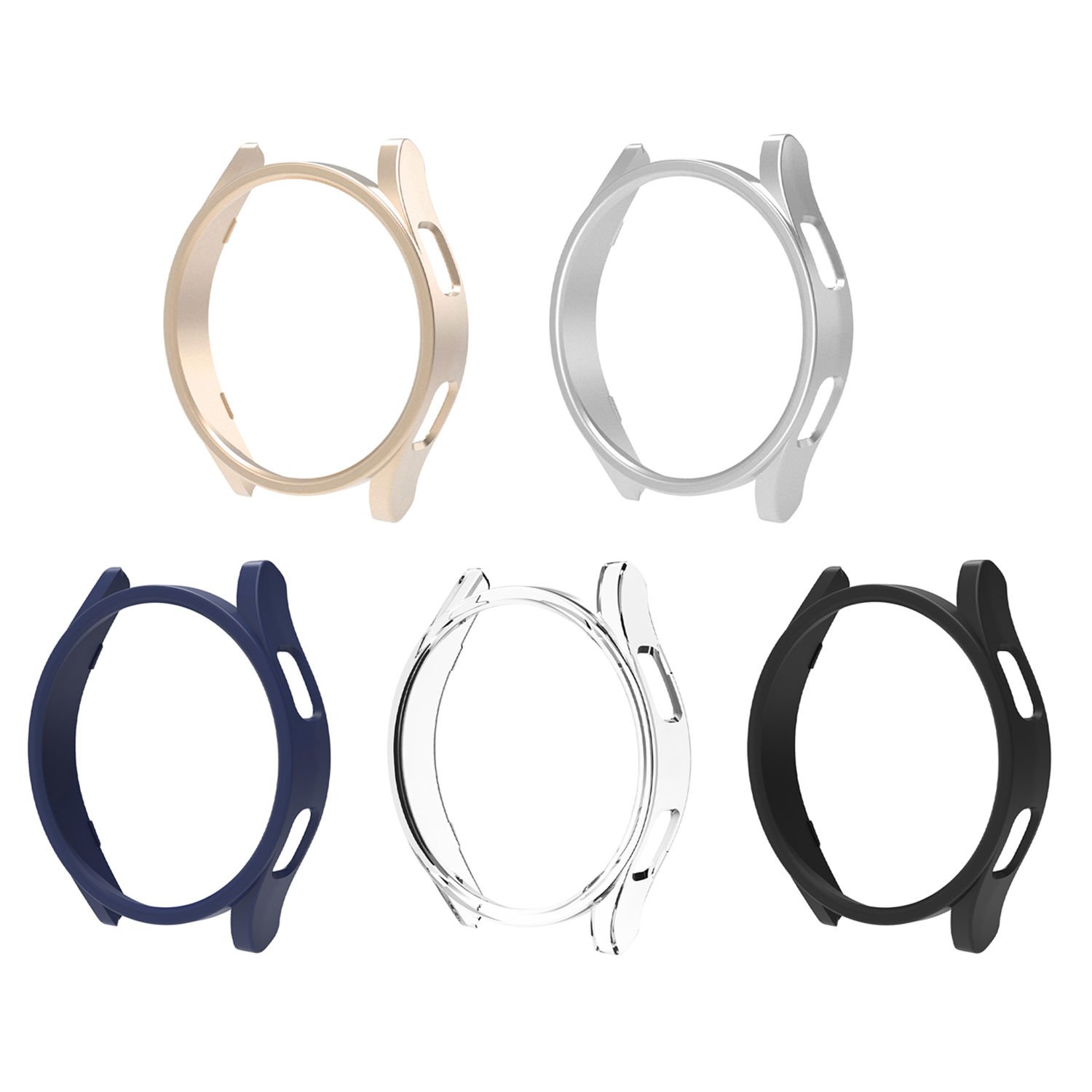 Microcase Samsung Galaxy Watch 6 Classic 47mm Önü Açık Sert Slim Rubber Kılıf - AL3172