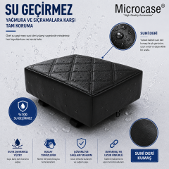 Microcase Su Geçirmez Elektrikli Bisiklet Bisiklet ve Sele Minderi 2 Adet AL5585