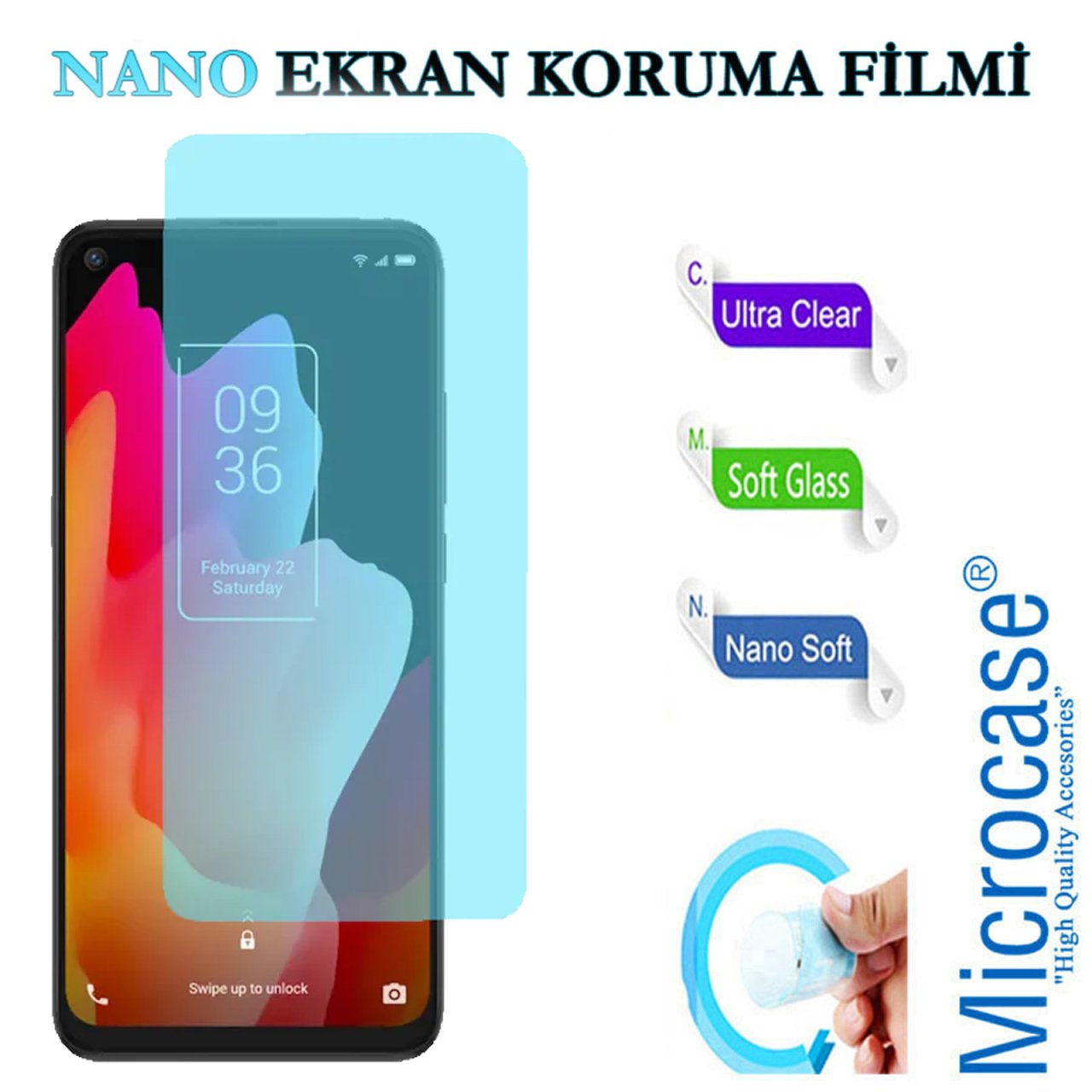 TCL 10L Nano Esnek Ekran Koruma Filmi