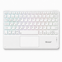 Microcase Touchpad RGB Tablet ve Telefonlar için Türkçe Bluetooth Klavye- AL5890