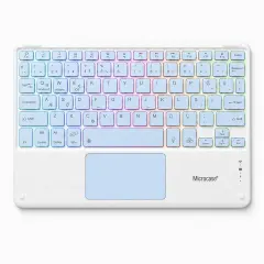 Microcase Touchpad RGB Tablet ve Telefonlar için Türkçe Bluetooth Klavye- AL5890