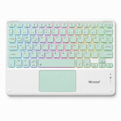 Microcase Touchpad RGB Tablet ve Telefonlar için Türkçe Bluetooth Klavye- AL5890