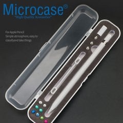Microcase Apple Pencil Taşıma Çantası 10 mm - Şeffaf