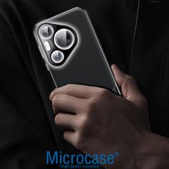 Microcase Huawei Pura 70 Uyumlu Kamera Lens Koruma Halkası - Kapalı Tasarım -Siyah AL3401