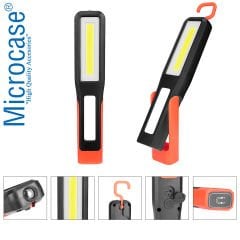 Microcase Şarjlı Mıknatıslı El Feneri Tamirci Avcı Kamp Işığı - AL3594