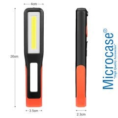 Microcase Şarjlı Mıknatıslı El Feneri Tamirci Avcı Kamp Işığı - AL3594