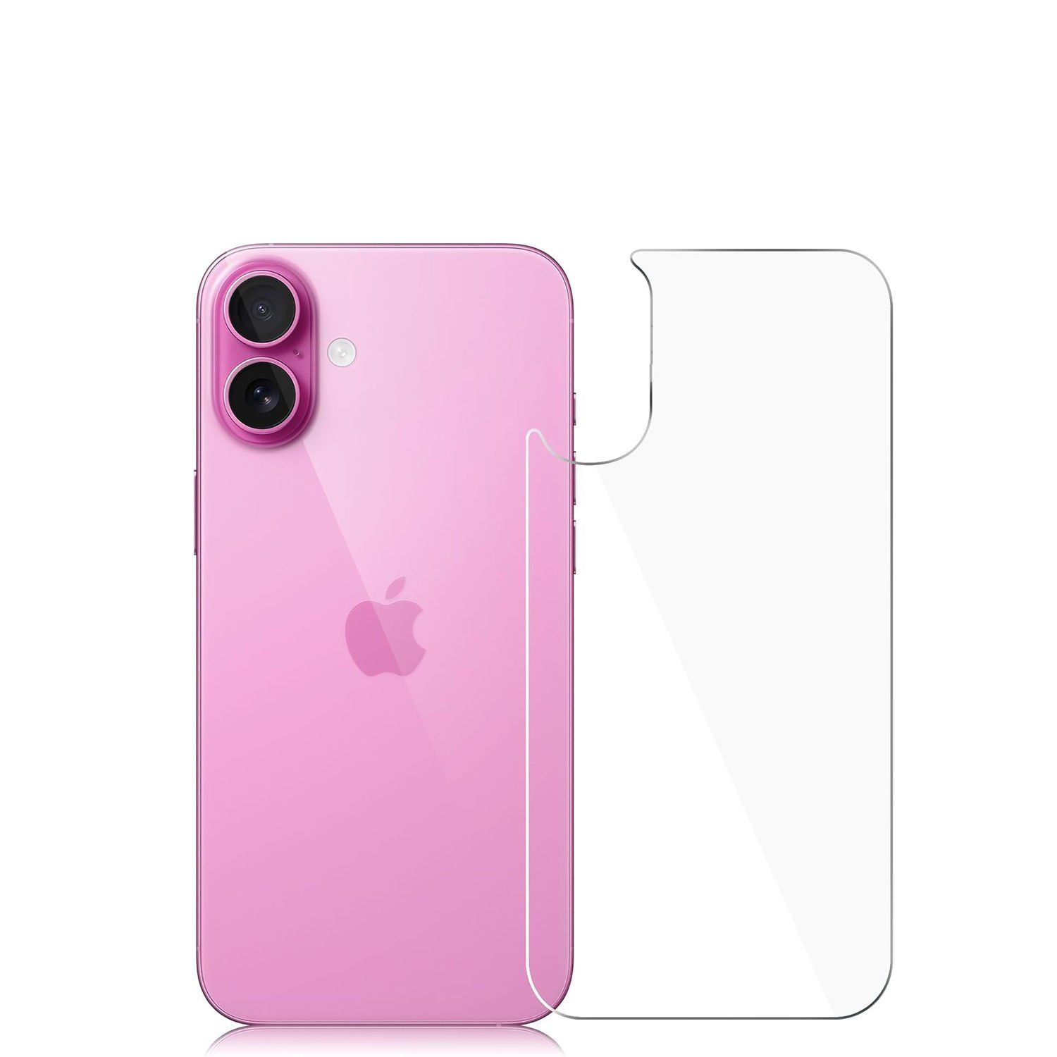 Microcase IPhone 16  Arka Kapak Için Tempered Glass Cam Koruma - AL3270