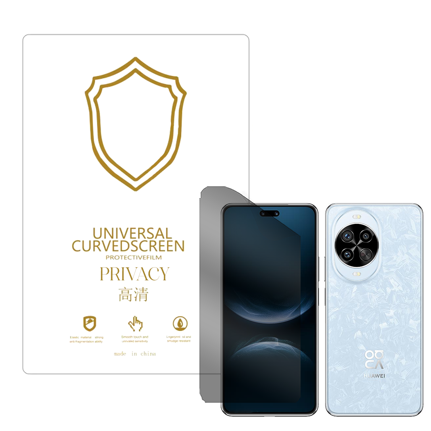 Microcase Huawei Nova 14 Pro ile Uyumlu Privacy Gizlilik Filtreli Hayalet Nano Ekran Koruyucu-EKM110