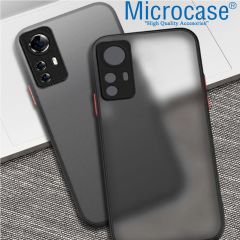 Microcase Xiaomi 12 Lite London Serisi Darbeye Dayanıklı Kılıf Mavi