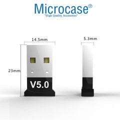 Microcase Mini v5.0 USB Bluetooth Dongle 5.0 Bluetooth Adaptör - Model : AL2392