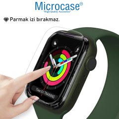 Microcase Apple Watch Series 2-3 42 mm Diamond Serisi Parmak İzi Bırakmayan TPU Ekran Koruma Filmi - Şeffaf