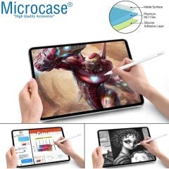 Microcase Samsung Galaxy Tab Active Pro SM-T547 / Active 4 Pro Pencil Destekli Kağıt Hissi Veren Mat Ekran Koruyucu AL3289