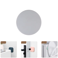 Microcase Darbe Önleyici Yapışkanlı Silikon Kapı Kolu Stoperi Tamponu Yuvarlak Tasarım - AL5003 1 Adet