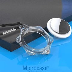 Microcase Airtag TPU Çengelli Anahtarlık Yıldız Desenli - AL2915