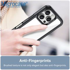 Microcase Iphone 16 ProMax Shield Serisi Darbeye Dayanıklı Yarı Esnek Plastik Tpu Kılıf - AL8100