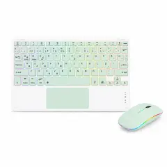 Microcase Touchpad RGB Tablet ve Telefonlar için Türkçe Bluetooth Klavye ve Mouse - AL5891