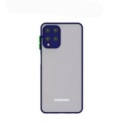Microcase Samsung Galaxy M33 5G London Serisi Darbeye Dayanıklı Kılıf Mavi